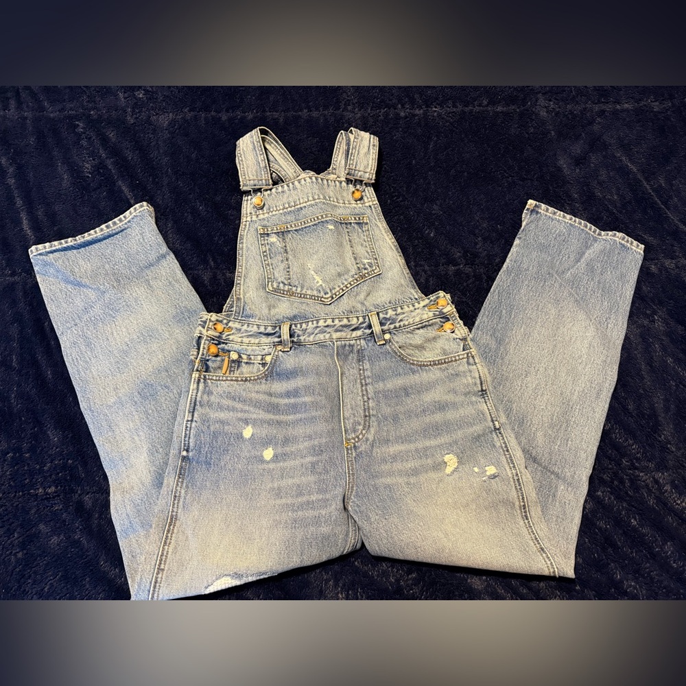 GANNI Classic Blue Denim overalls